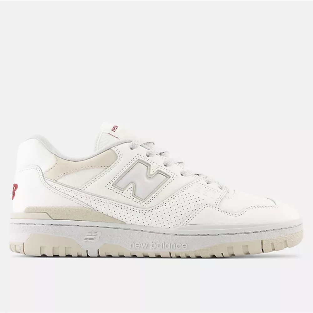 New Balance BB550 in sea salt with grey matter and Timberwolf